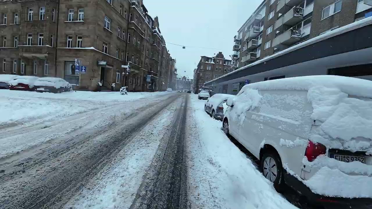 Winter überfällt Nürnberg