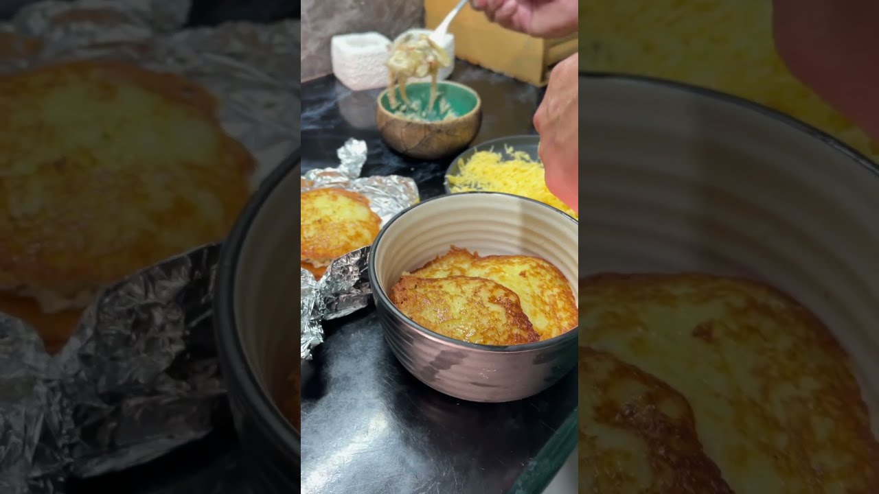 Potato Pancakes with Mushrooms #food #howtomakewhitesaucepasta #cooking #recipe