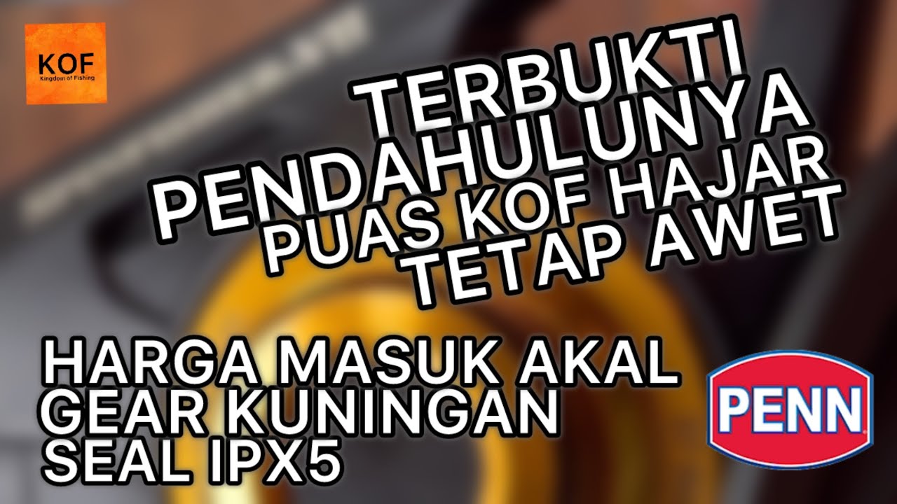 #163 PENN SPINFISHER VII 3500 ‼️ REEL BADAK DENGAN SEAL TERBAIK NAIK KELAS GEAR MATERIAL KUNINGAN ‼️