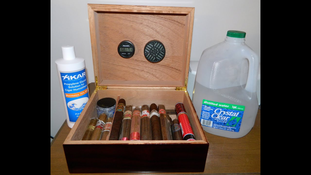 How to Season your Humidor the Fast and Easy way!