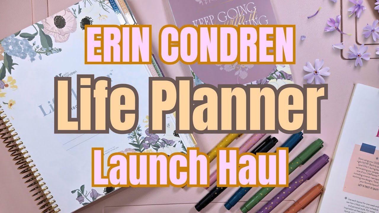 I Got This Planner For Free! First Impressions of the Erin Condren Life Planner and Accessories
