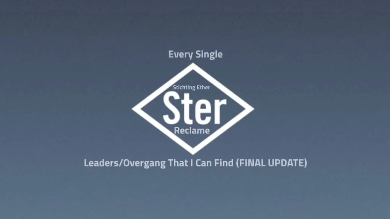 Every Single STER Stichting Ether Reclame Leaders/Overgang That I Can Find - All Intros Compilation