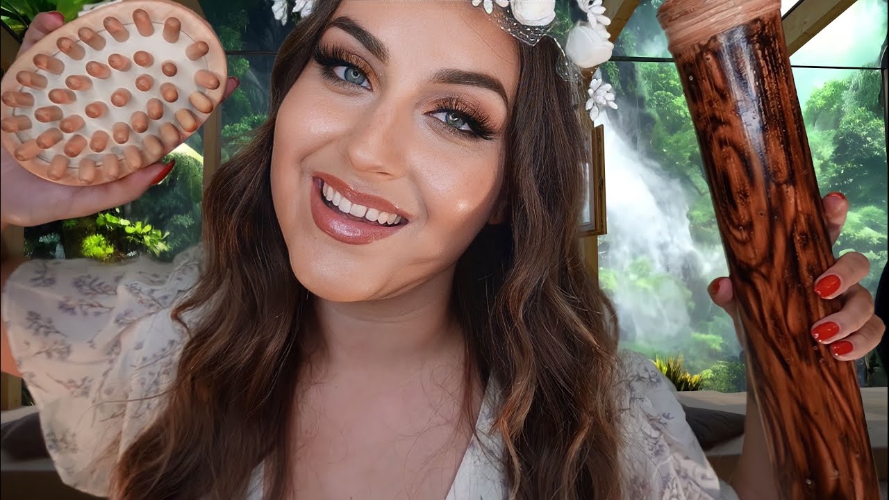 ASMR Jungle Spa 🦧 Wellnessabenteuer in Tansania (Massage, Head Massage, Spa Roleplay, deutsch)