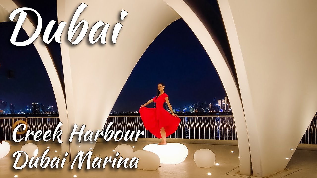 Dubai City Night Walking Tour | Dubai Creek Harbour, Dubai Marina
