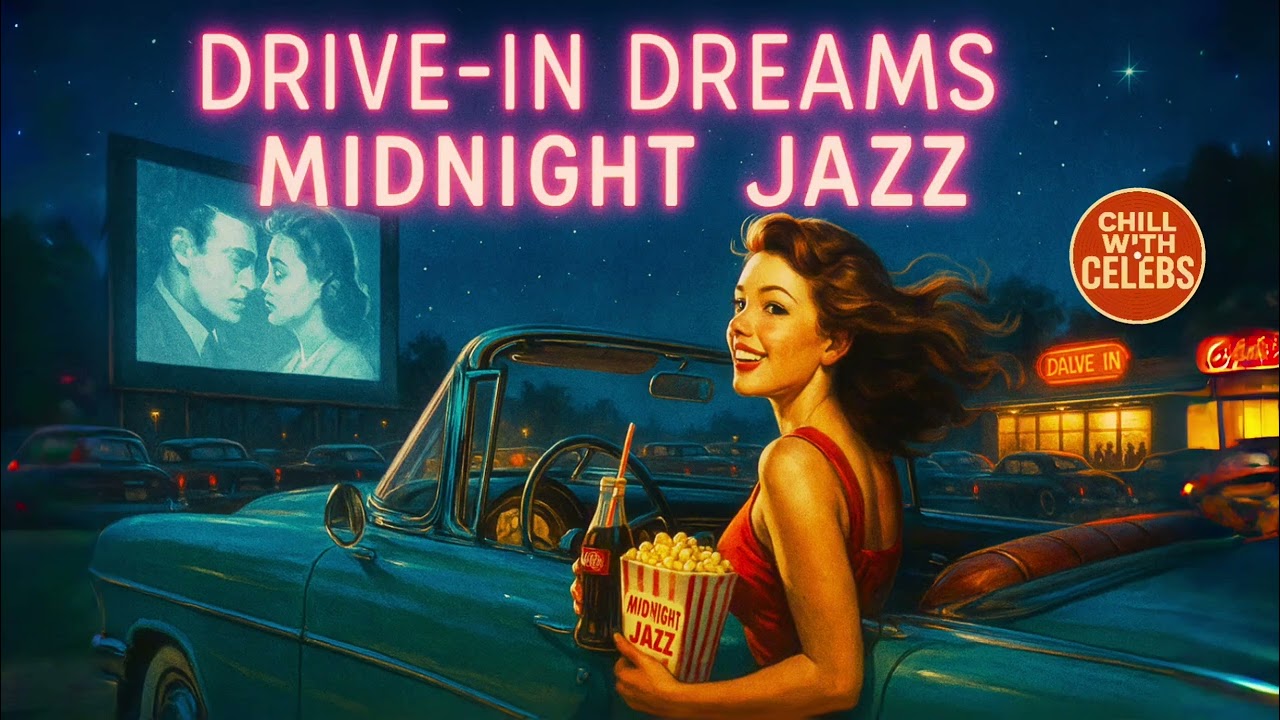 Midnight Jazz &ndash; Drive-In Dreams | 1 Hour Vintage Pin-Up Jazz Mix for Night Focus (Episode 7)