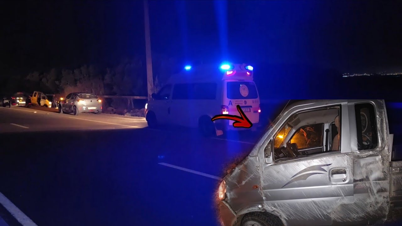 😱 سيارة واقفة وسط الطريق بلا إشارات تخلق حادثة خطيرة بوعرك الناظور