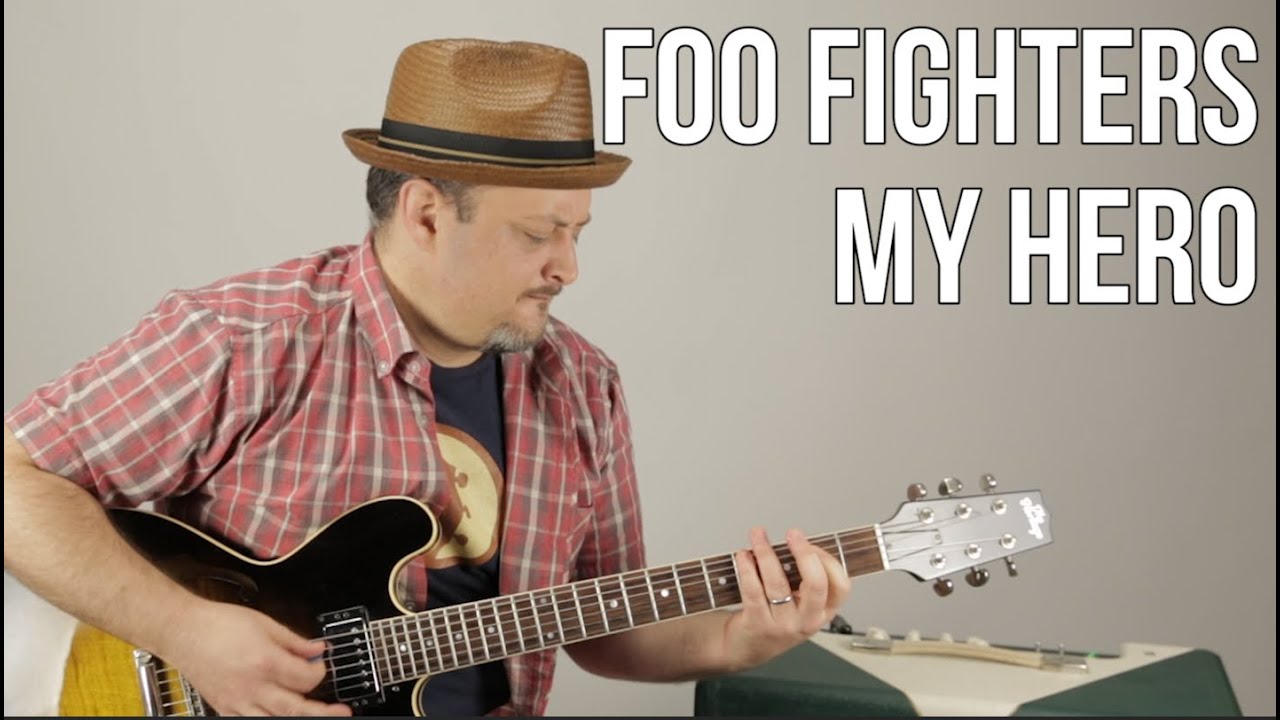 Foo Fighters - My Hero - Guitar Lesson - How to Play on Guitar - Tutorial, Rock Guitar