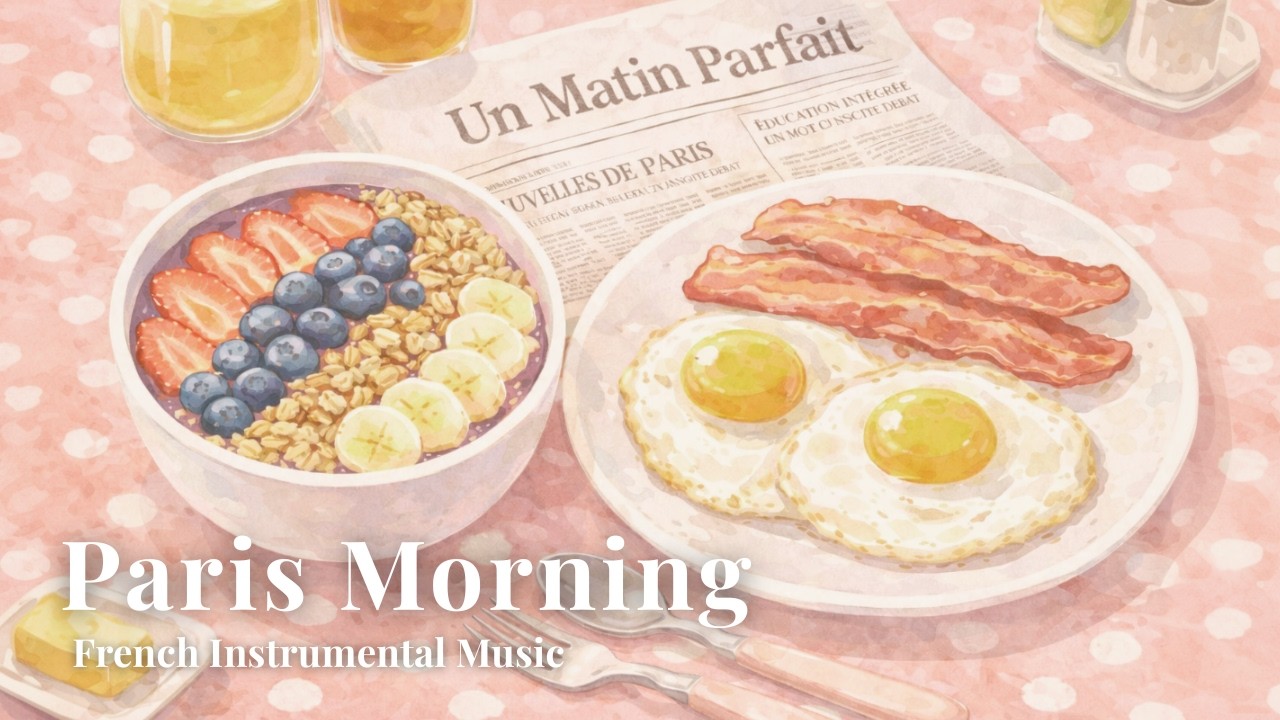 The Joy of Simple Things 🥐 | Relaxing Breakfast Music | French Instrumental Playlist