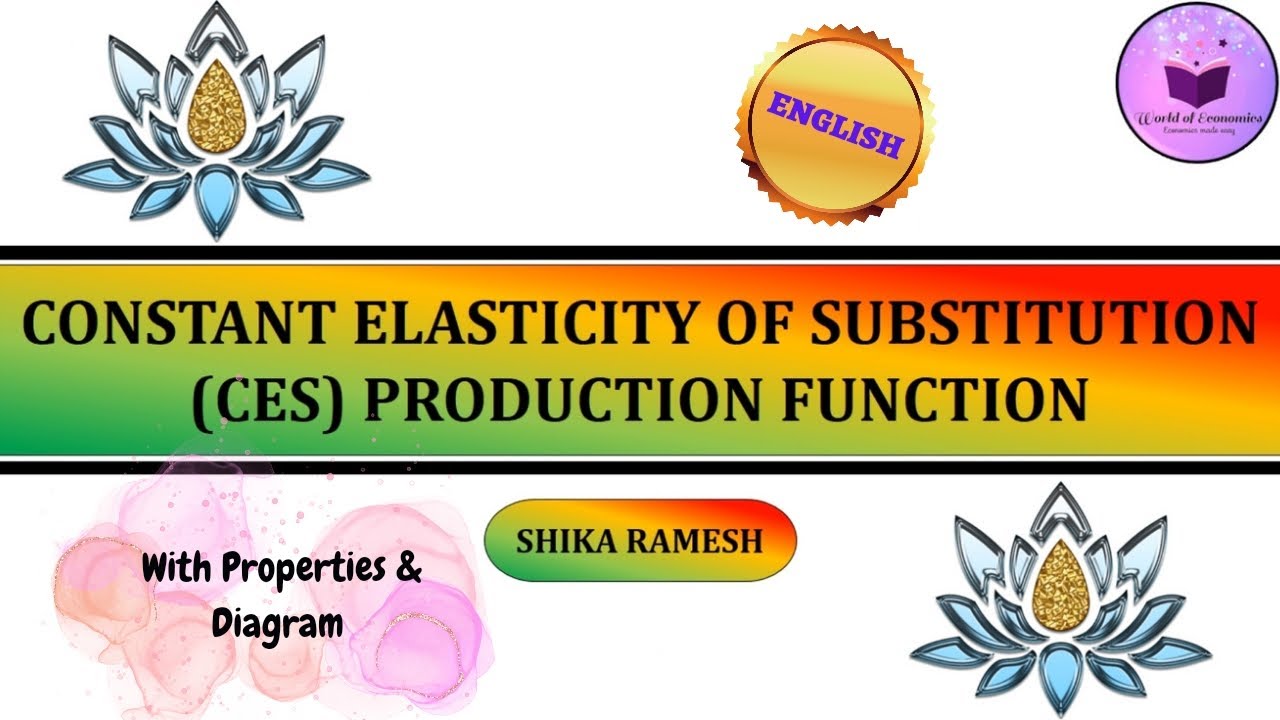 CES Production Function and its Properties