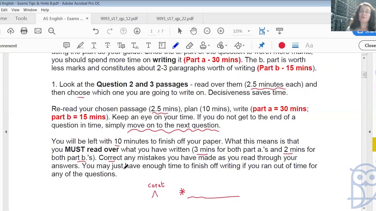 Live Lesson: AS English Language - Exam Tips and Hints