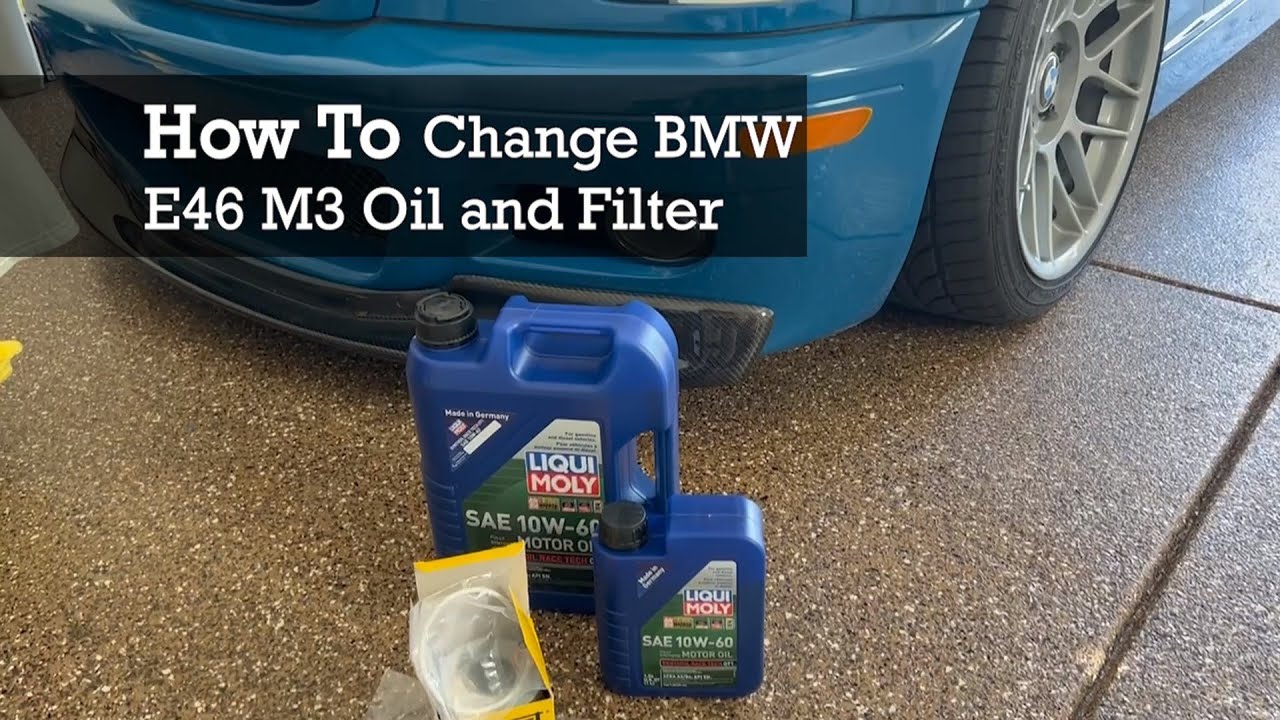 Как заменить масло и фильтр в BMW E46 M3