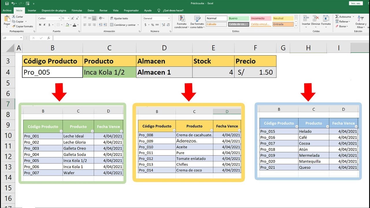 Como buscar Datos en dos o más hojas Excel (BuscarV en varias hojas)