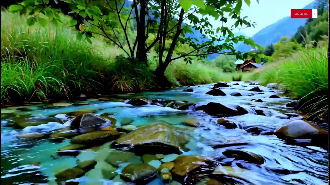 Turn This On and Drift to Sleep 💧 Piano Music & River Flow | 10 Hours