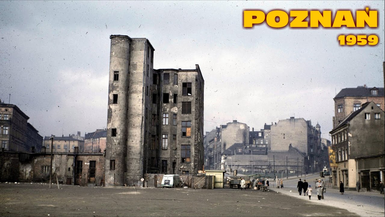 NAC 38 - POZNAŃ W PRL 1959 W KOLORZE