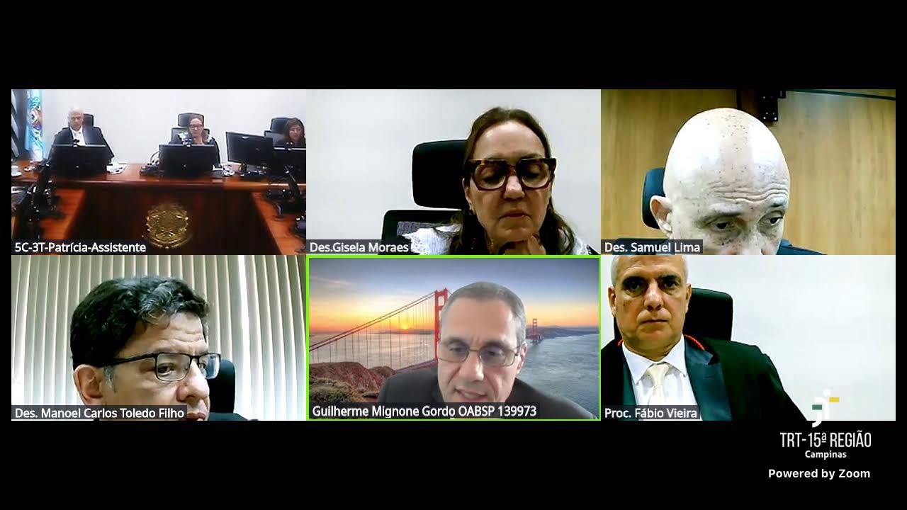 TRT 15 - 3ª TURMA - 5ª Câmara - Sessão Híbrida – 24/02/2026 – 13h30
