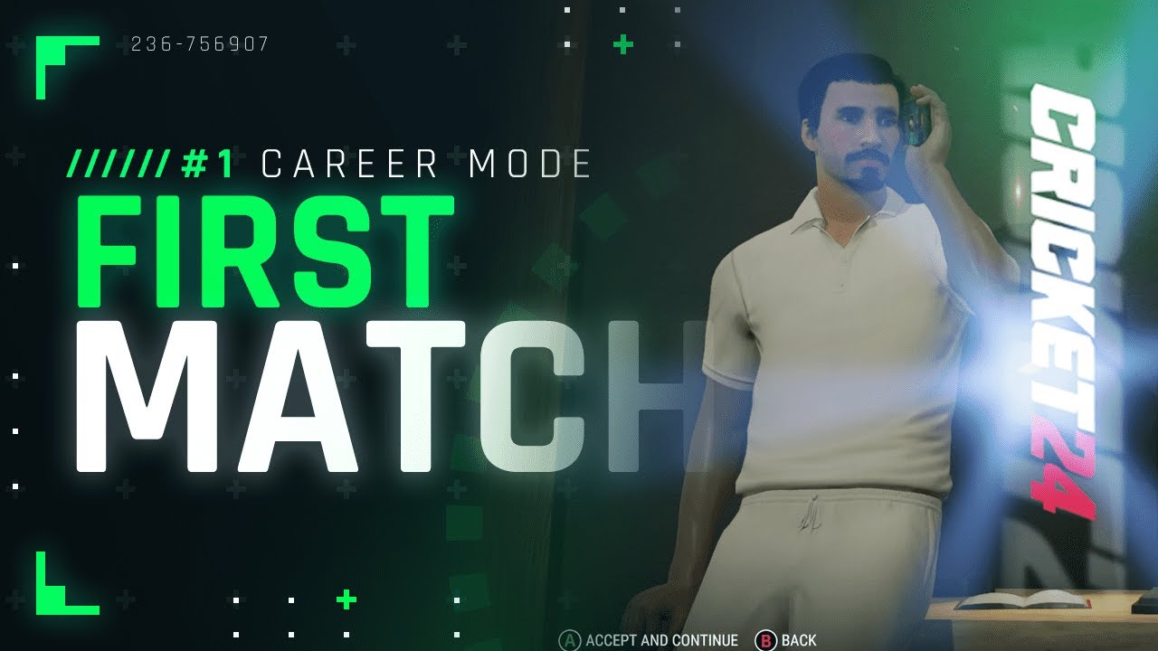 Career Mode : With My Original Face + Ready for new Journey - Cricket 24 Ep 1 PC gameplay