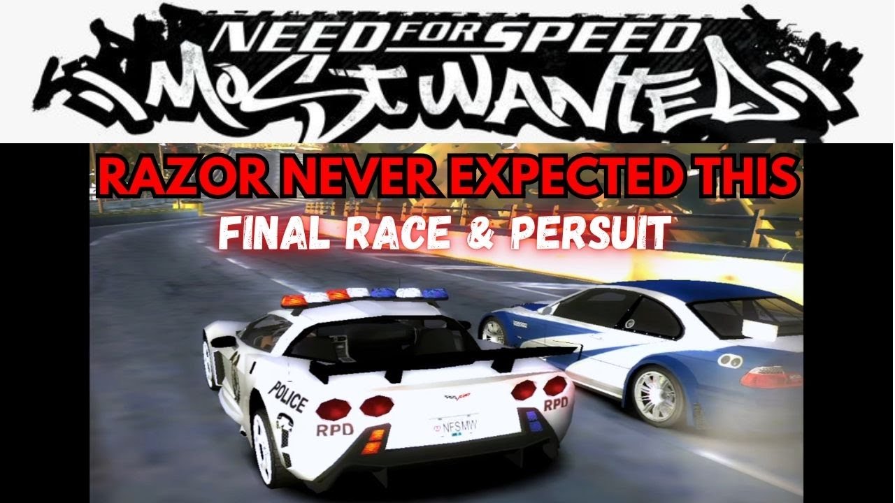 I Beat Razor Using a Cop Car 🚓 😈 Police Chase Escape🔥 NFS Most Wanted 2005