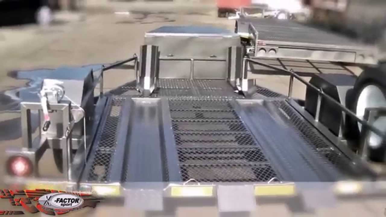 Double Bike Easy Loader Trailer