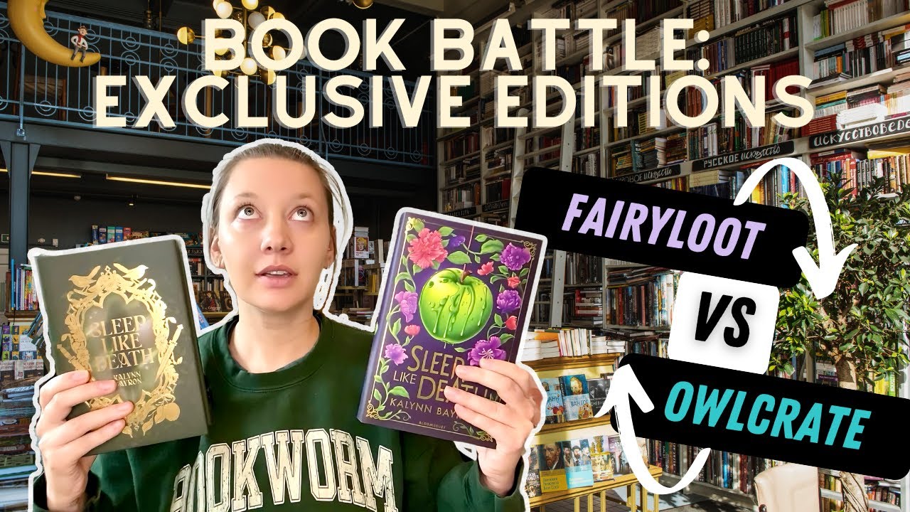 FairyLoot v. Owlcrate | BOOK BATTLE: Sleep Like Death 🍏🧙🏿‍♀️🪄