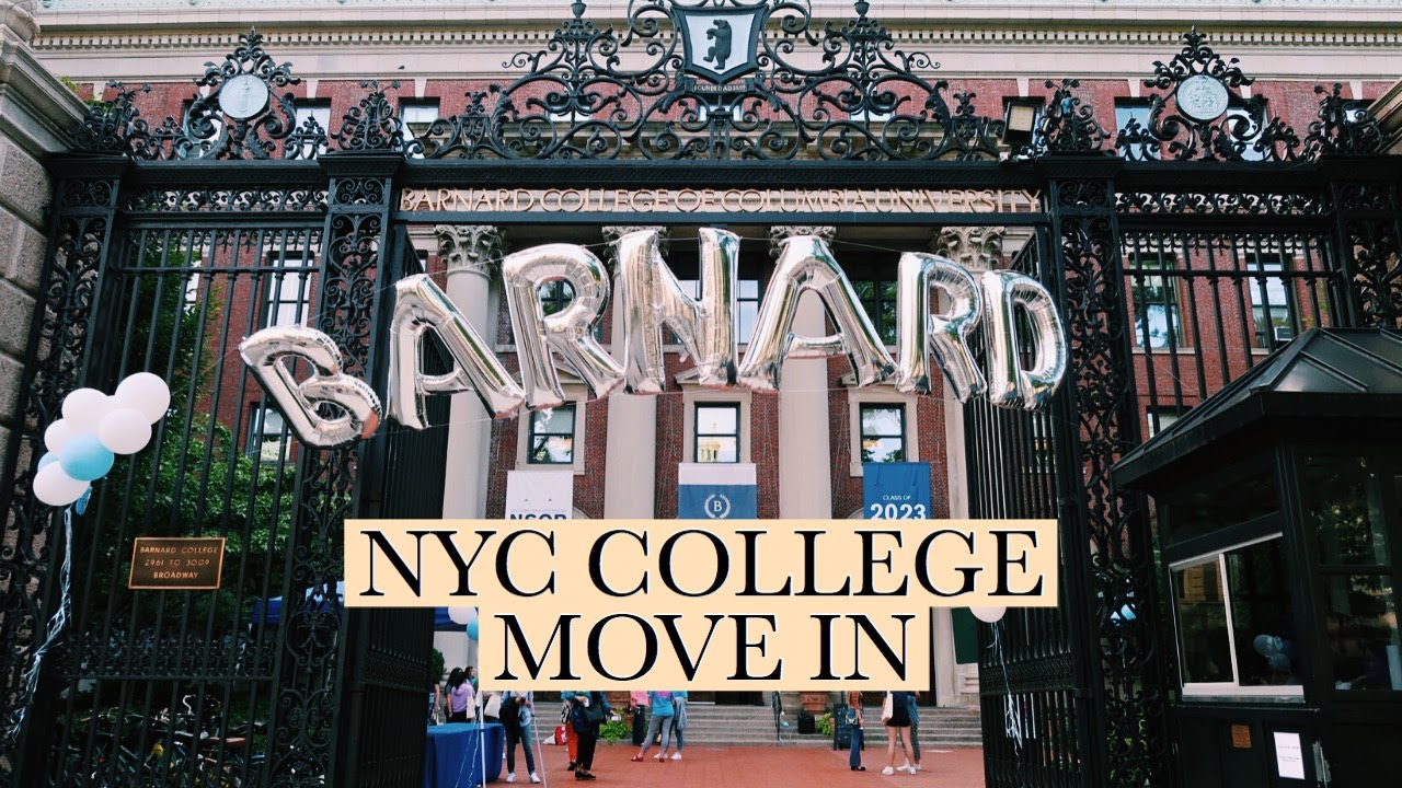 NYC College Move In Day || Barnard College of Columbia University