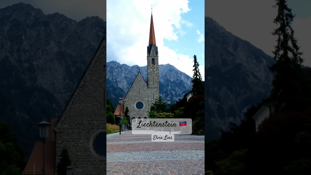 🇱🇮 LIECHTENSTEIN - KATEDRA ŚW. FLORINA W VADUZ #catholicchurch #ytshorts #travelphotography l