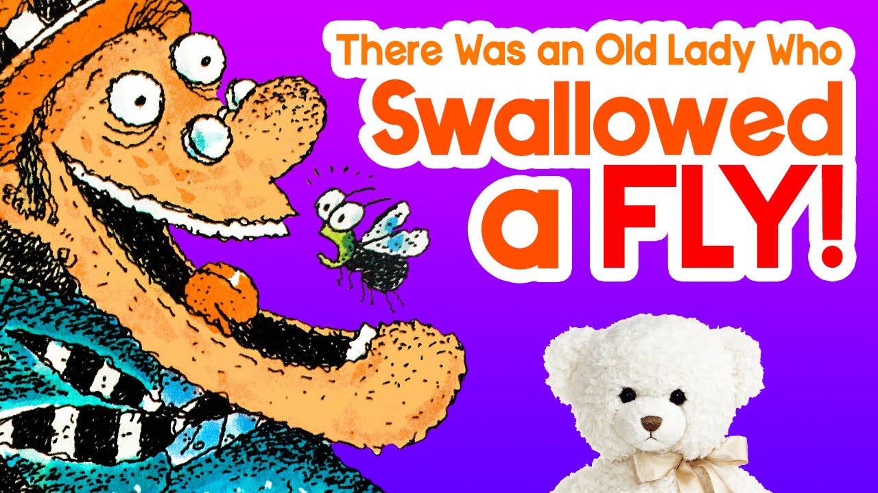 There Was An Old Lady Who Swallowed a Fly - Lucille Colandro | Ms. Becky & Bear's Storytime