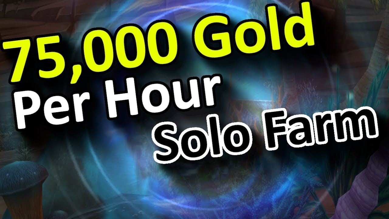 75 000 Gold Per Hour Solo Farm