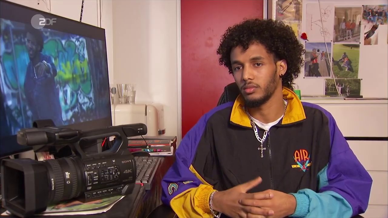 Filimon Mebrhatom beim ZDF Heute Journal
