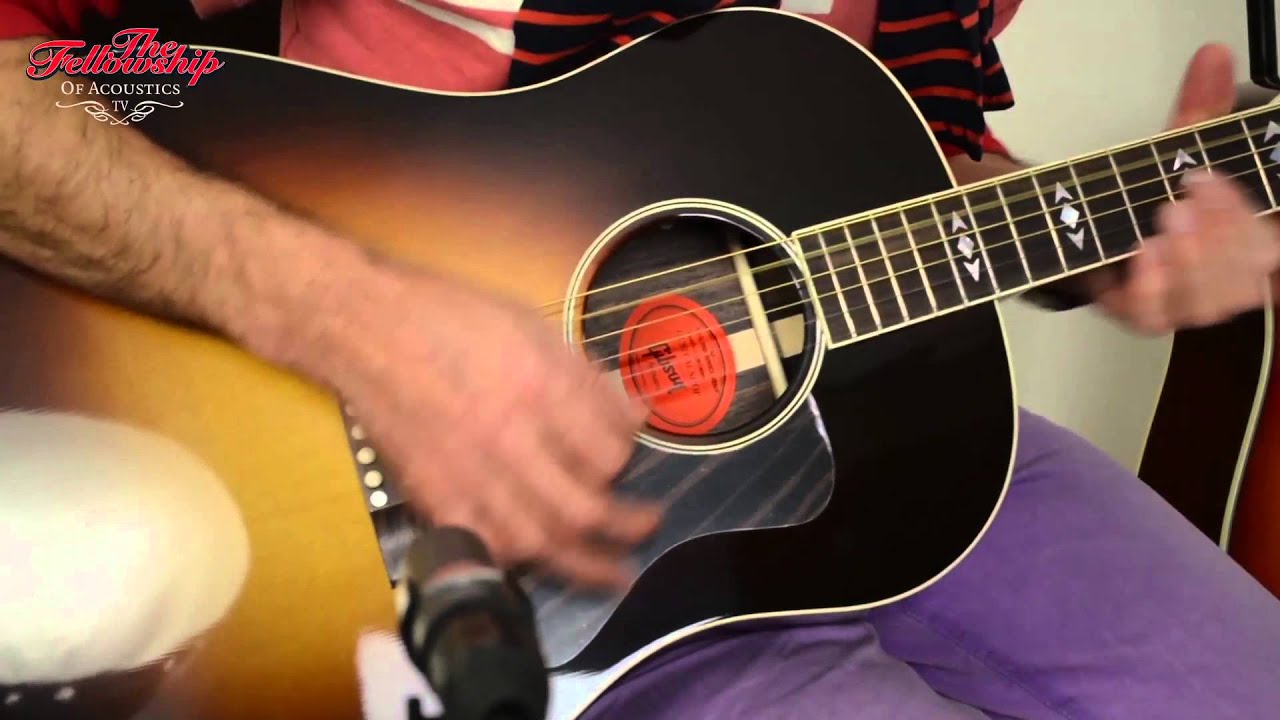 Gibson AJ Red Spruce Stage at The Fellowship of Acoustics
