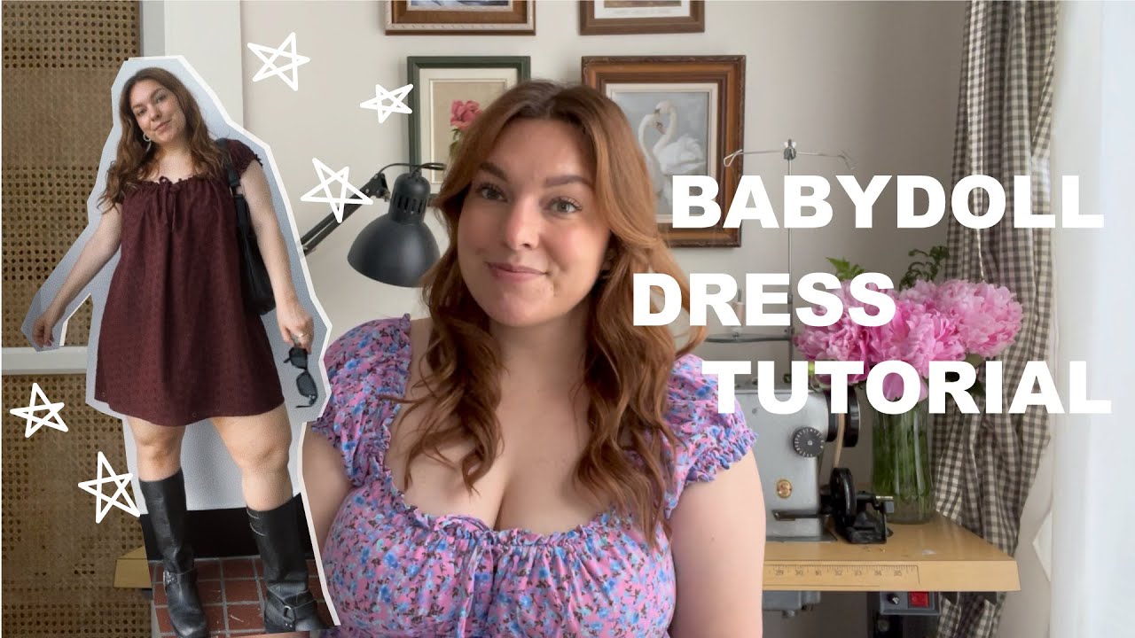 THE PERFECT BABYDOLL DRESS TUTORIAL✨🍦 - Sundaze Hack (Sewing tutorial)