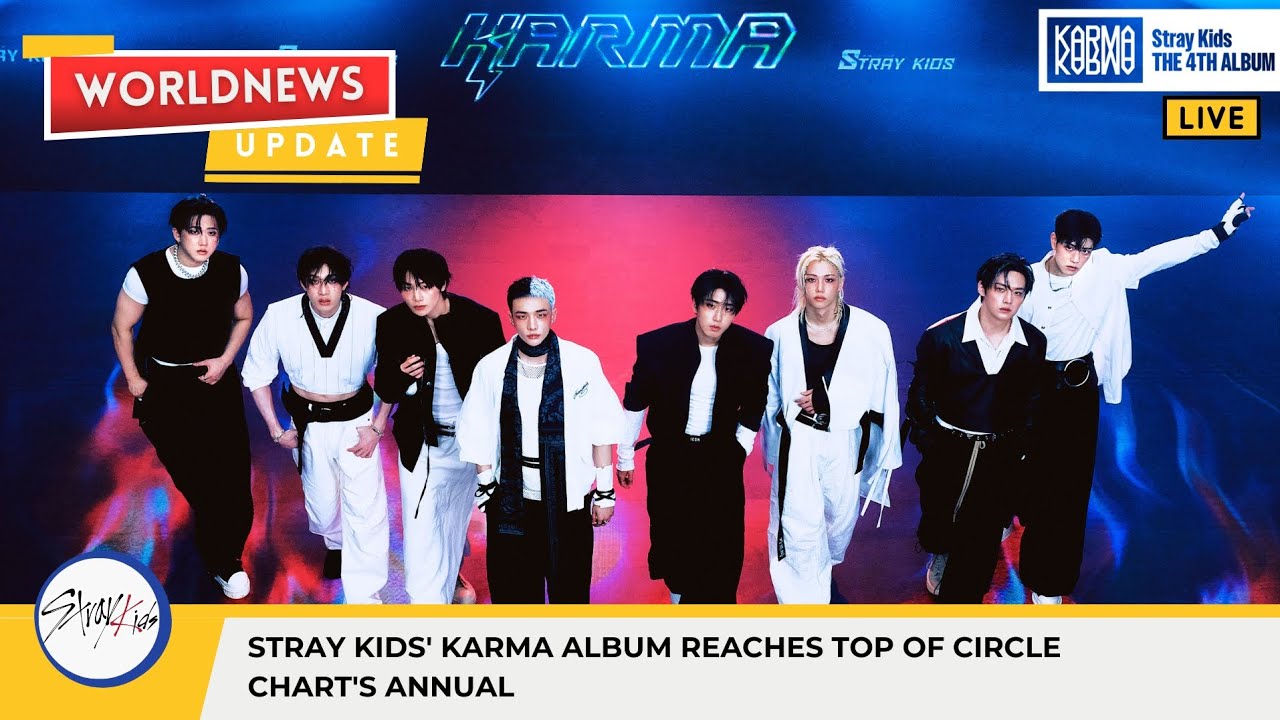 STRAY KIDS' KARMA ALBUM REACHES TOP OF CIRCLE CHART'S ANNUAL-- English News Item Text