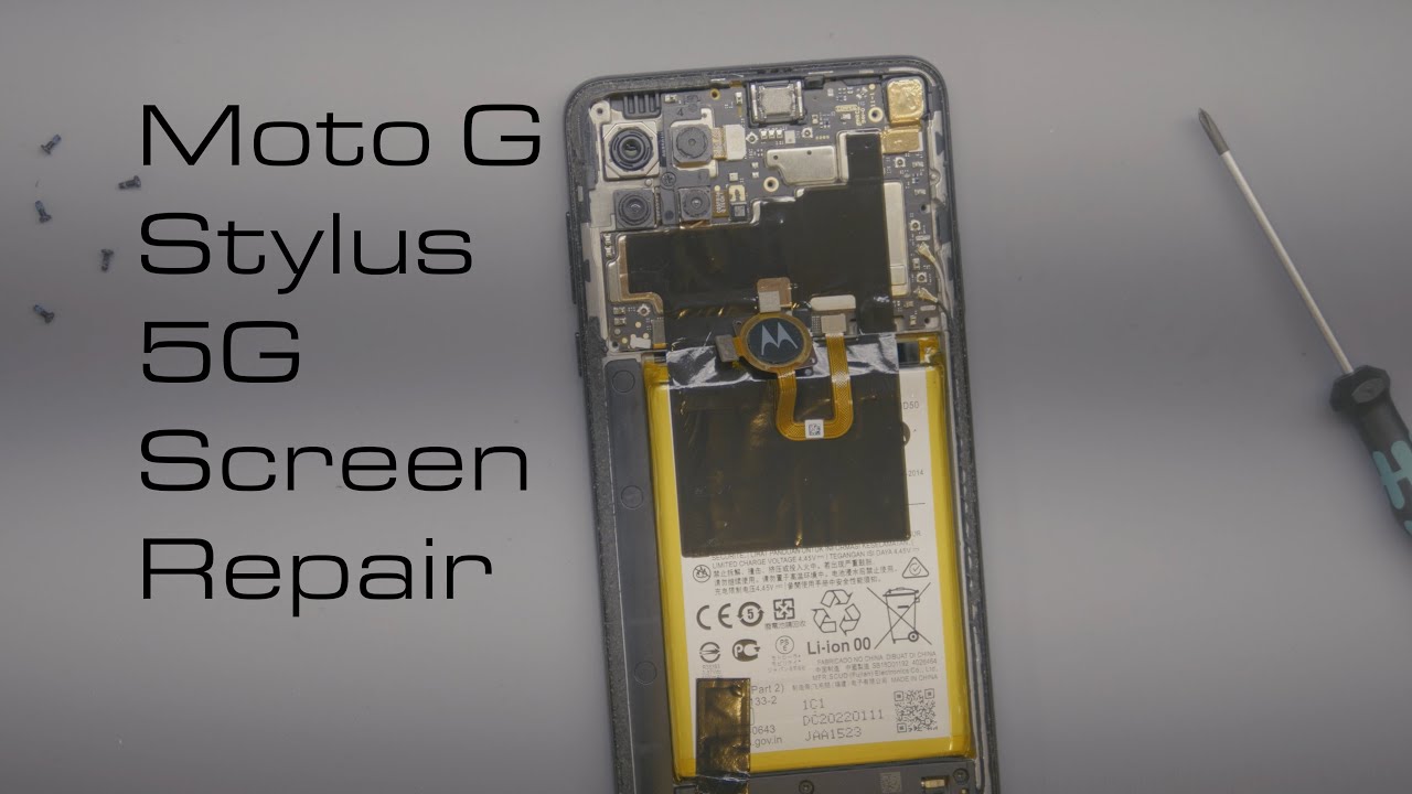 Motorola Moto G Stylus 5G 2021 XT2131 Screen Repair Disassembly