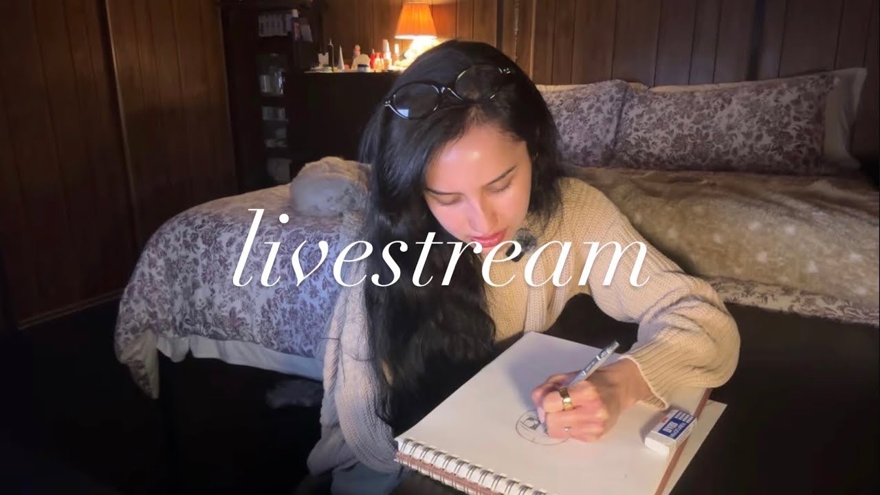 Live: Draw & DeStress with me!