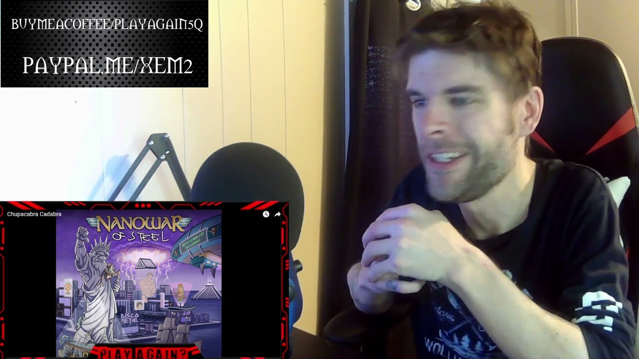 Nanowar Of Steel - Chupacabra Cadabra (First Time Reaction)