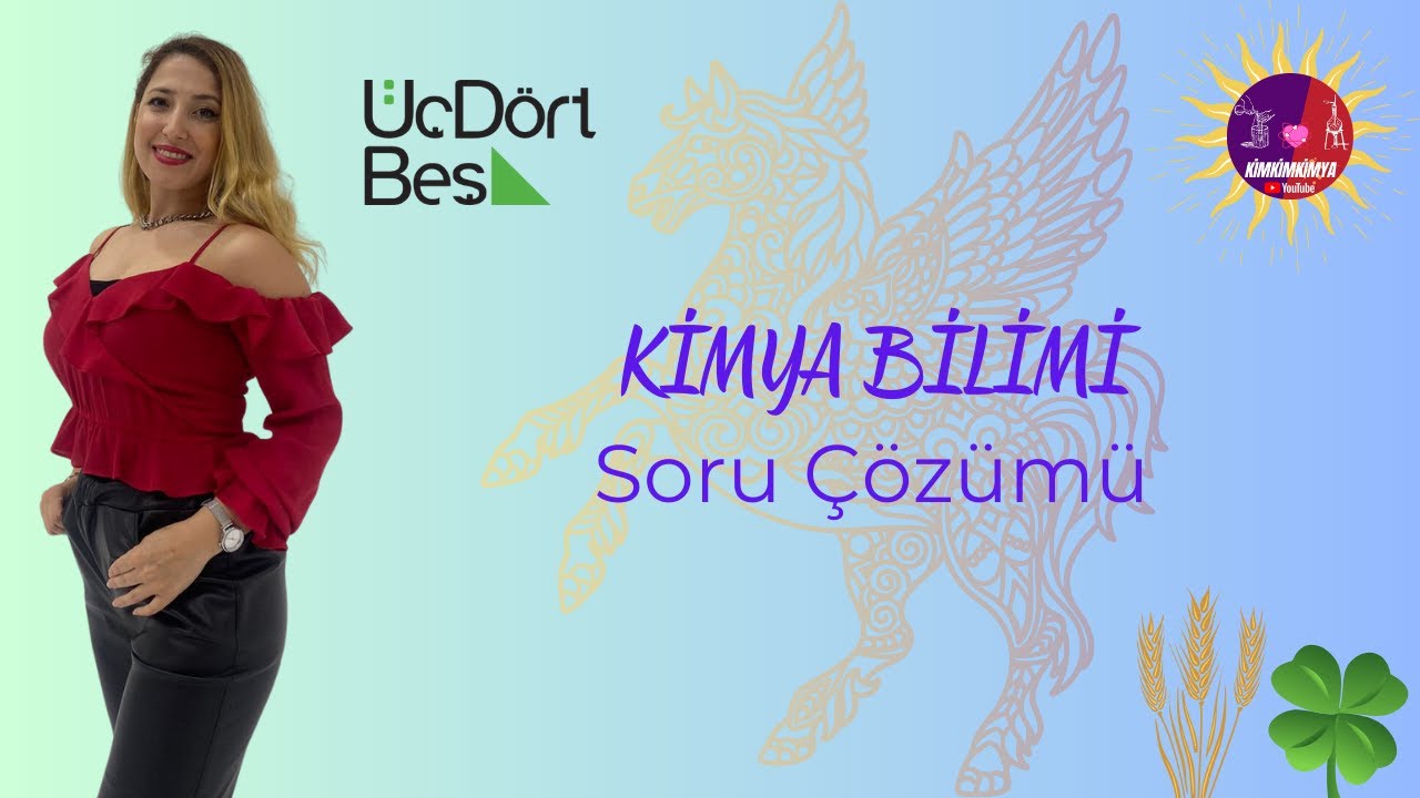 Kimya Bilimi 345 Yayınları Soru Çözümü | 21 Günde TYT - MSÜ Kimya | 9.Sınıf | 2.Gün 2.Video