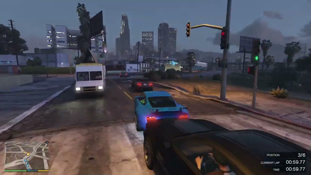 Race with fanklin #gta V#gta5 #gameplay 