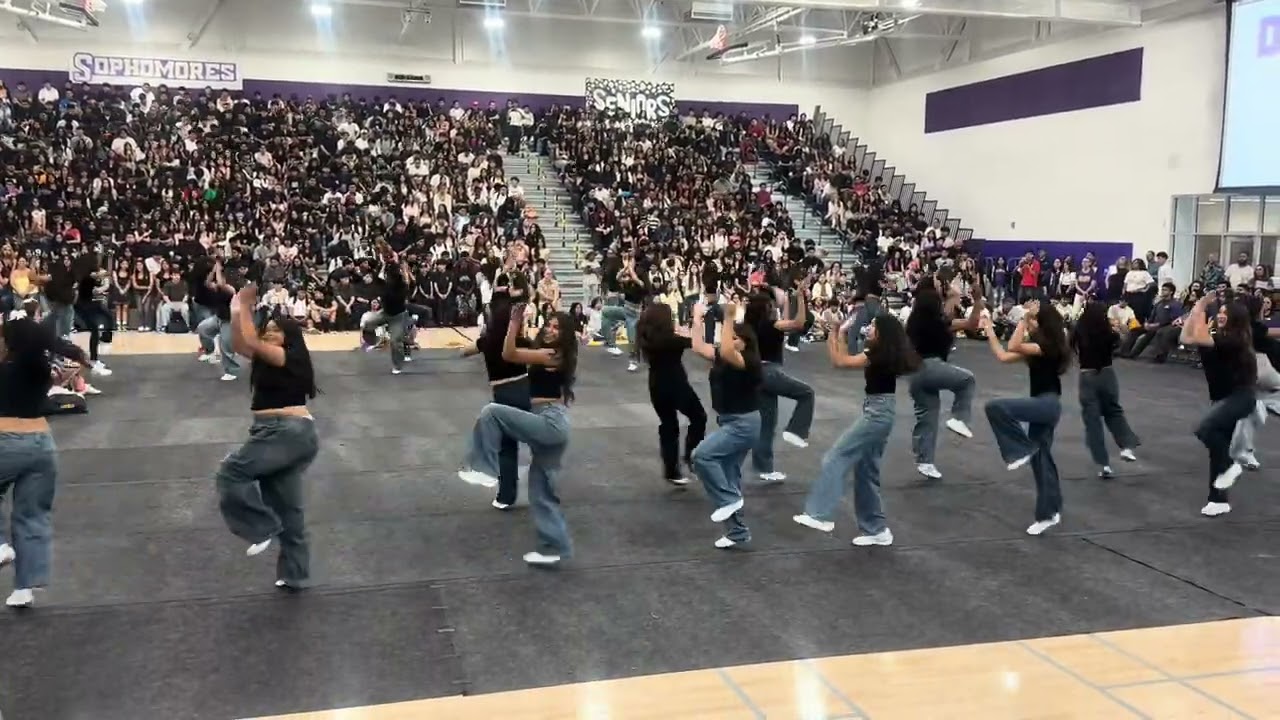 Disco Inferno - 1st Pep Rally 25-26 Norwalk HS Dance Team 