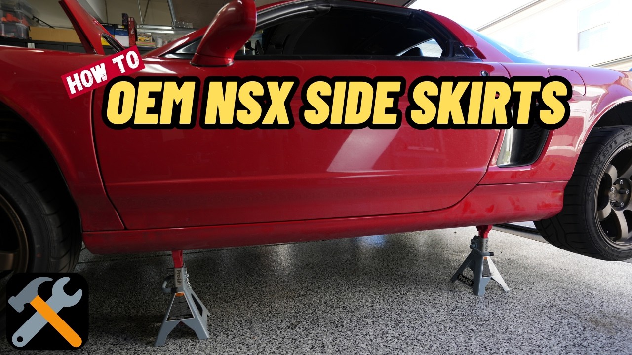 Инструкция по установке оригинальных боковых порогов NSX | 1991-2005