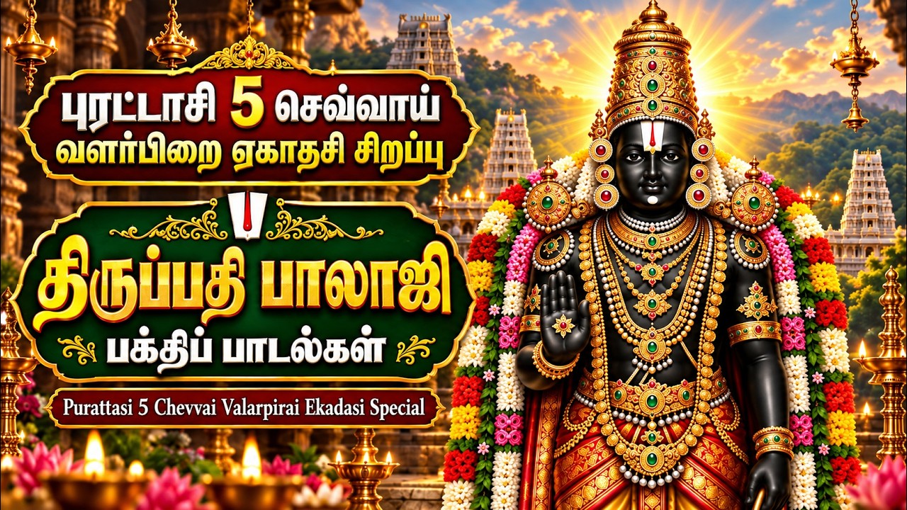 Purattasi 5 Tuesday Special 🙏 | Valarpirai Ekadasi | Powerful Venkateswara Devotional Songs Tamil