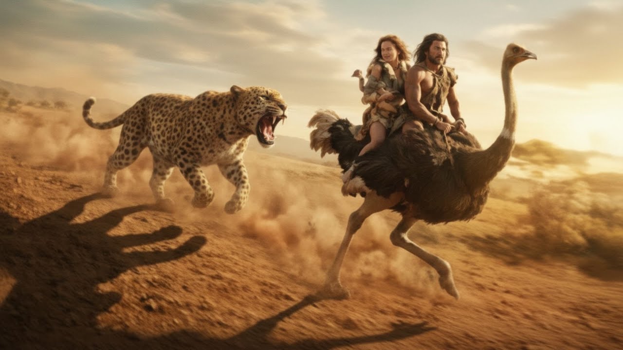 3.6 Million Years Ago | When Homo Habilis Faced the Giant Leopard