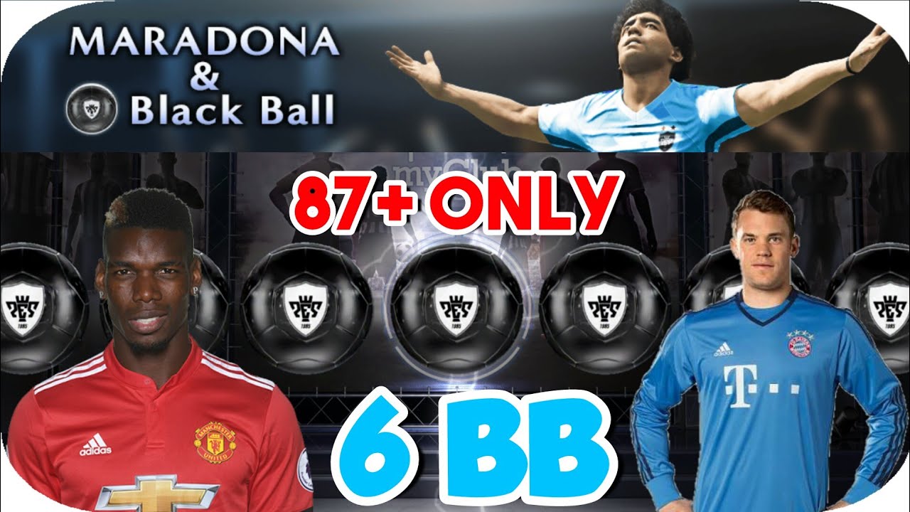 Get 87+ Black Ball from 100% Guaranteed BLACK BALL PACK // PES 2018