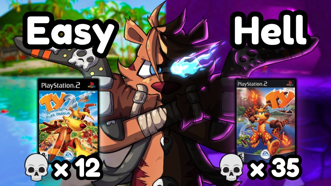 Which Ty the Tasmanian Tiger Game is the Hardest to 100%?
