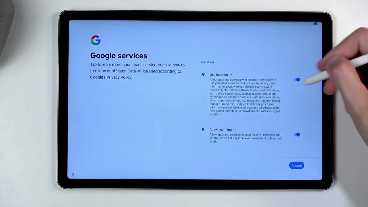 SAMSUNG Galaxy Tab S10 Lite 5G – Setup and First Steps