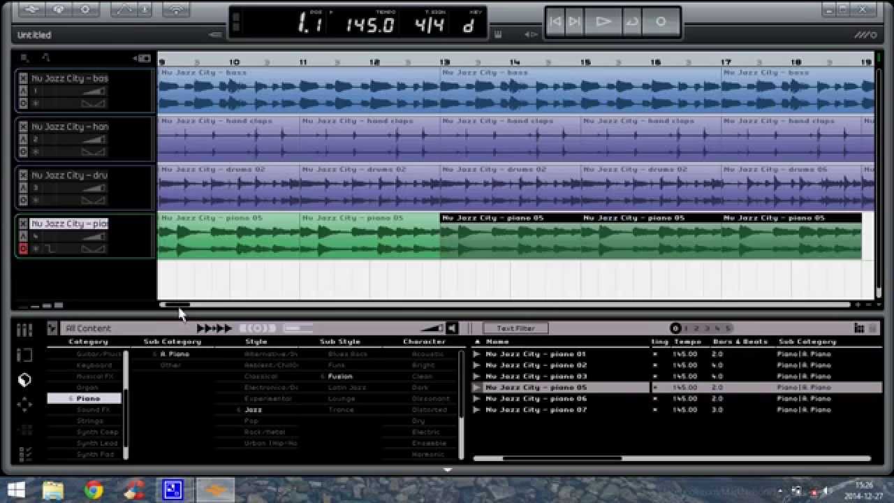 How to make a simple song in SEQUEL LE tutorial