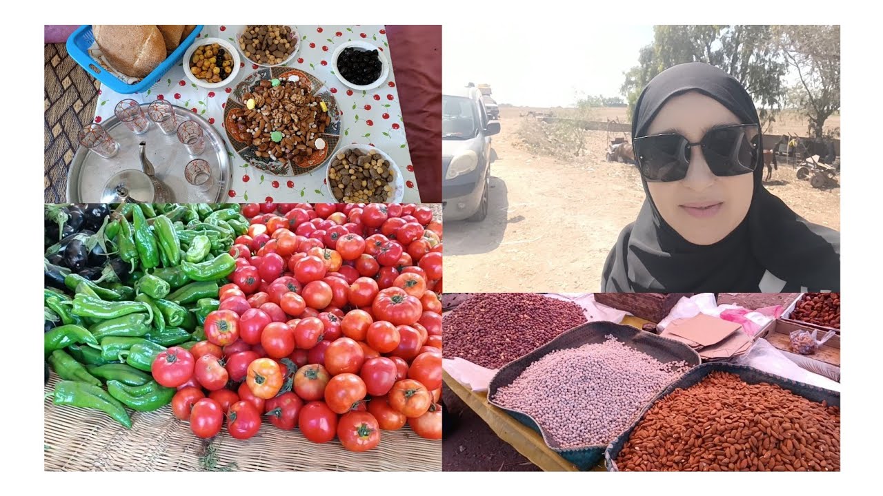 الا كنت فشتوكة ضروري من تسويقة من سوق إثنين شتوكة🧅🍅🍠🍆.....