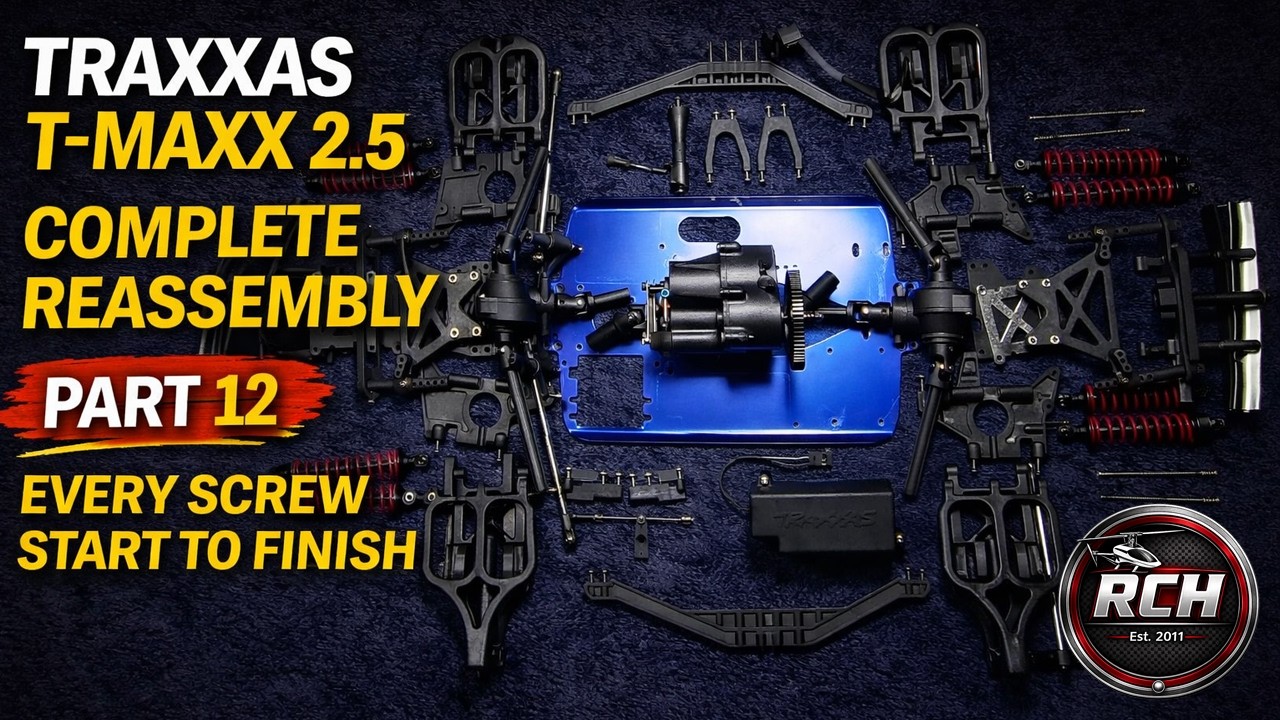 Traxxas T-Maxx 2.5 Part 12 Reassembly