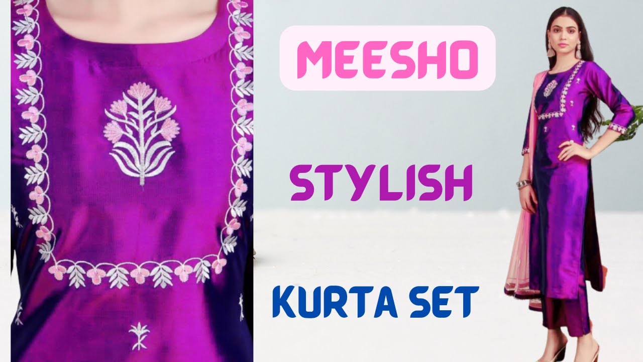 || Meesho stylish Kurta set haul 👍👍|| only 716/-|| Meesho || Meesho haul || Haul || More details👇 ||