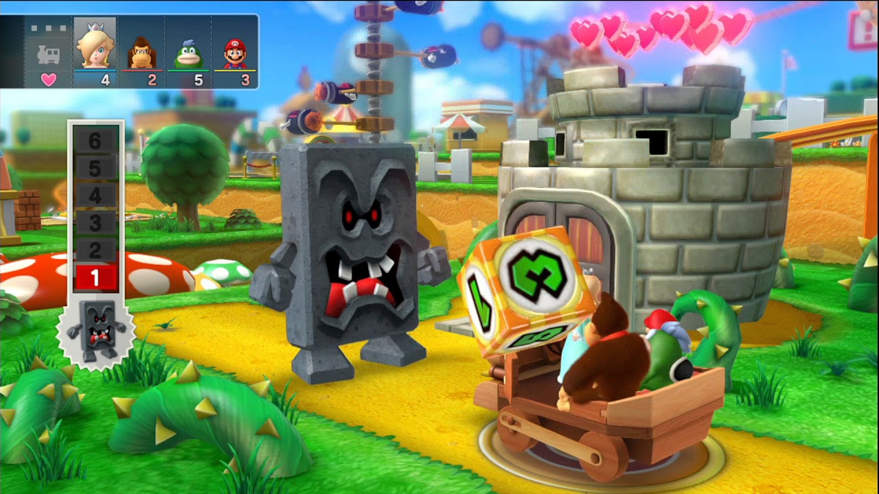 Mario Party 10 - Team Bowser Vs. Team Mario - Mushroom Park 2 Player