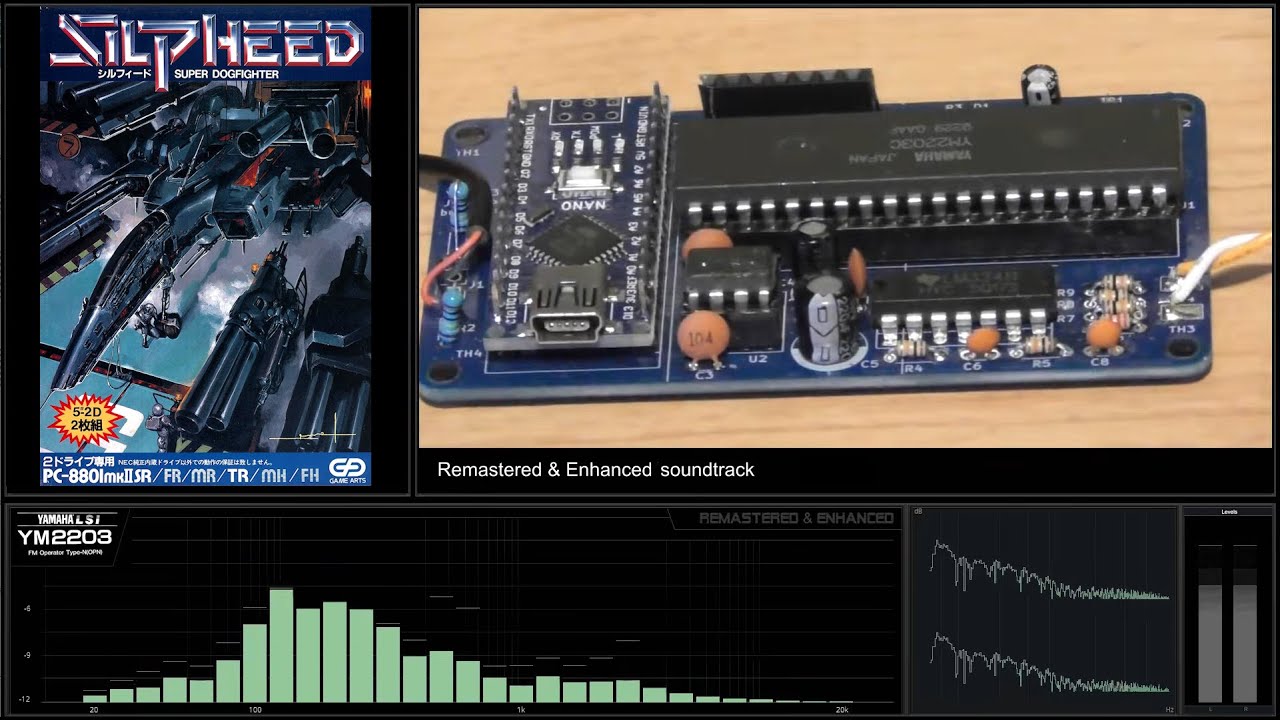 [NEC PC88 Soundtrack - YM2203] Silpheed - Track 01 The Legend of Silpheed [Remastered & Enhanced]