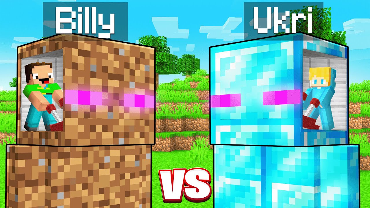 Ukri REICHER Enderman vs Billy ARMER Enderman in Minecraft!